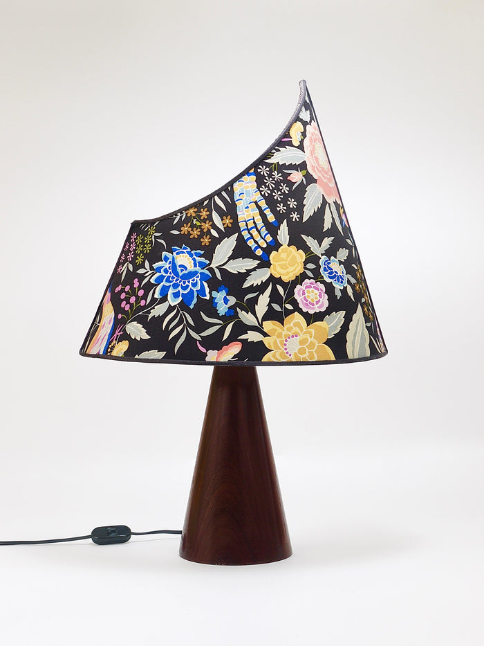 A Pair Missoni Post-Modern Table Side Lamps by Massimo Valloto, Italy, 1980s