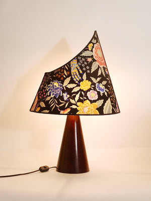 A Pair Missoni Post-Modern Table Side Lamps by Massimo Valloto, Italy, 1980s