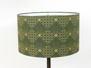 Paar J.T. Kalmar Tisch- oder Beistelllampen aus Messing und Leder, Mid-Century, Österreich, 1960er-Jahre