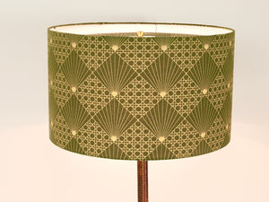 Paar J.T. Kalmar Tisch- oder Beistelllampen aus Messing und Leder, Mid-Century, Österreich, 1960er-Jahre
