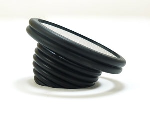 Postmodern Round Pop Art Desk or Table Clock, Memphis Milano Style, Italy, 1990s