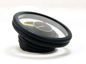 Postmodern Round Pop Art Desk or Table Clock, Memphis Milano Style, Italy, 1990s