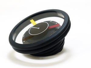 Postmodern Round Pop Art Desk or Table Clock, Memphis Milano Style, Italy, 1990s