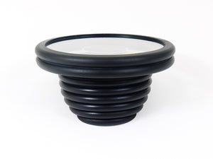 Postmodern Round Pop Art Desk or Table Clock, Memphis Milano Style, Italy, 1990s