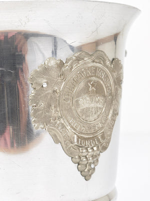 Seau à champagne Art déco Heidsieck & Co, années 1940, Paris