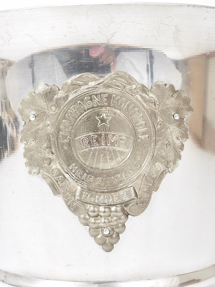Heidsieck & Co Art Deco Champagne Ice Bucket Bottle Cooler, 1940s, Paris