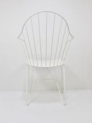 Chaise en fil métallique Sonett Astoria Auersperg Midcentury, Karl Fostel, Autriche, années 1950