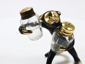 Walter Bosse Monkey Salt and Pepper Shakers Set, Herta Baller, Austria, 1950s