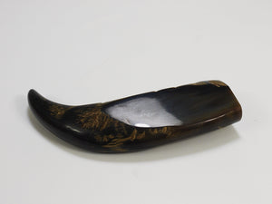 Carl Aubock Mid Century Horn Desk Pen Holder, Vienna, Austria, 1960s