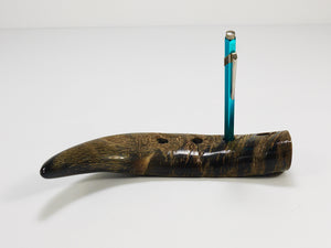 Carl Aubock Mid Century Horn Desk Pen Holder, Vienna, Austria, 1960s