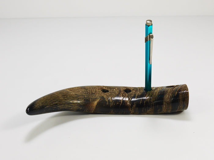 Carl Aubock Mid Century Horn Desk Pen Holder, Vienna, Austria, 1960s
