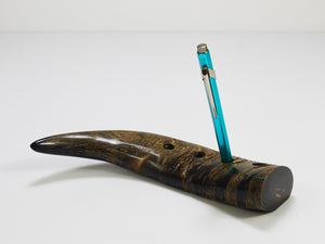 Carl Aubock Mid Century Horn Desk Pen Holder, Vienna, Austria, 1960s