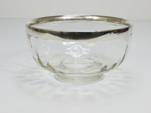 Coppa Meteor Art Nouveau di Koloman Moser con bordo in argento, Bakalowits Vienna, anni 1900