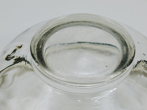 Coppa Meteor Art Nouveau di Koloman Moser con bordo in argento, Bakalowits Vienna, anni 1900