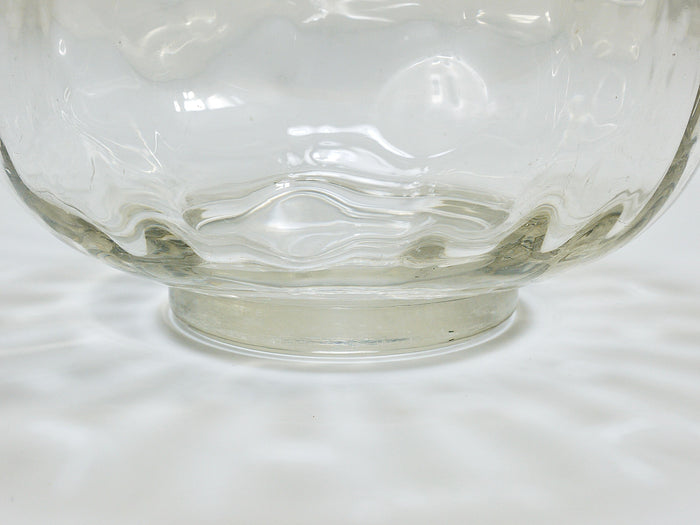 Koloman Moser Art Nouveau Meteor Bowl With Silver Rim, Bakalowits Vienna, 1900s