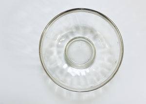 Coppa Meteor Art Nouveau di Koloman Moser con bordo in argento, Bakalowits Vienna, anni 1900