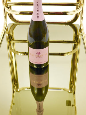 Golden Morex Italy Hollywood Regency Mirror Bar Cart Drinks Trolley, 1970s