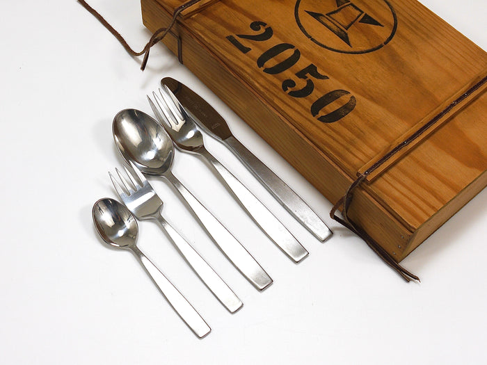 Boxed Helmut Alder Amboss 2050 Flatware Cutlery for Six, 30 pcs., Austria, 1950s