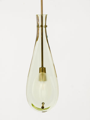 Max Ingrand For Fontana Arte Drop Pendant Lamp, Model 2259, Italy, 1960s
