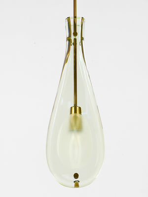Max Ingrand For Fontana Arte Drop Pendant Lamp, Model 2259, Italy, 1960s