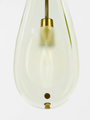 Max Ingrand For Fontana Arte Drop Pendant Lamp, Model 2259, Italy, 1960s