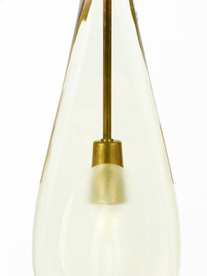 Max Ingrand For Fontana Arte Drop Pendant Lamp, Model 2259, Italy, 1960s