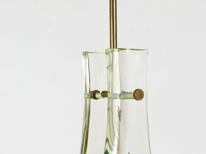 Max Ingrand For Fontana Arte Drop Pendant Lamp, Model 2259, Italy, 1960s