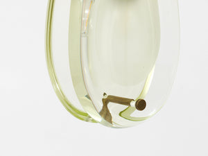 Max Ingrand For Fontana Arte Drop Pendant Lamp, Model 2259, Italy, 1960s