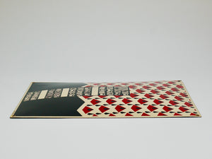 Plaque publicitaire émaillée Art nouveau Josef Hoffmann Wiener Werkstätte, Vienne