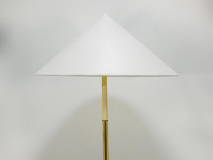 Lampadaire Rupert Nikoll Sumatra Mid-Century en laiton, Vienne, Autriche, années 1950