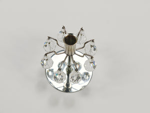 Paire de bougeoirs J.L. Lobmeyr „Lights of Vienna“, cristaux Swarovski à facettes