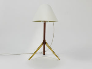 Deux lampes de table Mid-Century J.T. Kalmar Vienna « Billy TL » blanches, Autriche