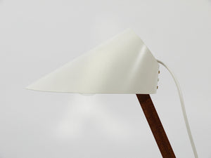 Deux lampes de table Mid-Century J.T. Kalmar Vienna « Billy TL » blanches, Autriche