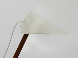 Deux lampes de table Mid-Century J.T. Kalmar Vienna « Billy TL » blanches, Autriche