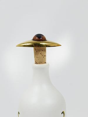 Tappo per bottiglia «Eye» #4538 di Carl Auböck, fatto a mano, sughero e ottone, Austria