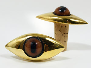 Tappo per bottiglia «Eye» #4538 di Carl Auböck, fatto a mano, sughero e ottone, Austria