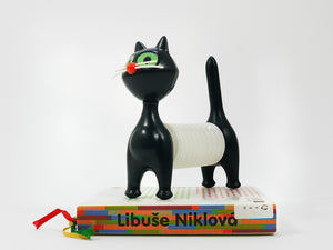 Chat couineur en accordéon « Tomcat » par Libuse Niklova pour Fatra, Tchécoslovaquie, années 1960