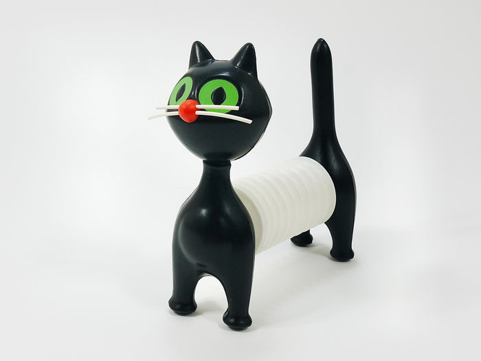 Libuse Niklova Accordion Squeaky Toy Cat „Tomcat“ by Fatra, Czechoslovakia 1960s