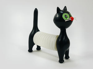 Chat couineur en accordéon « Tomcat » par Libuse Niklova pour Fatra, Tchécoslovaquie, années 1960