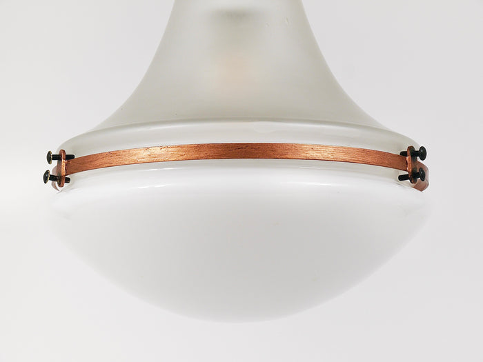 Peter Behrens Luzette Industrial Pendant Lamp, Siemens Schuckert, Germany, 1910