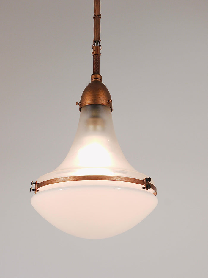 Peter Behrens Luzette Industrial Pendant Lamp, Siemens Schuckert, Germany, 1910
