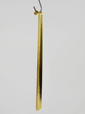 Exquisite Hammer-Blown Solid Brass Shoehorn, Handmade in Austria