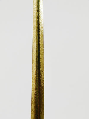 Exquisite Hammer-Blown Solid Brass Shoehorn, Handmade in Austria