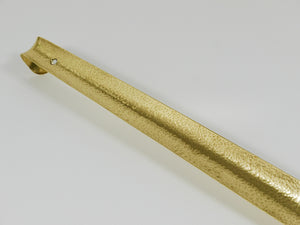 Exquisite Hammer-Blown Solid Brass Shoehorn, Handmade in Austria