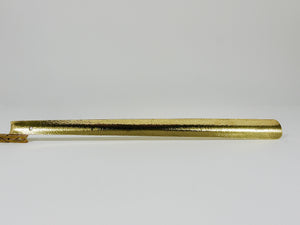 Exquisite Hammer-Blown Solid Brass Shoehorn, Handmade in Austria