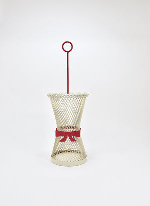 Schirmständer mit Schleife im Stil von Mathieu Matégot, Mid-Century, Metall, Frankreich, 1950er-Jahre