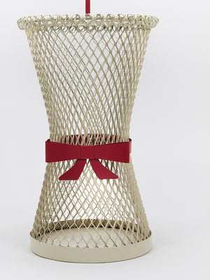 Schirmständer mit Schleife im Stil von Mathieu Matégot, Mid-Century, Metall, Frankreich, 1950er-Jahre