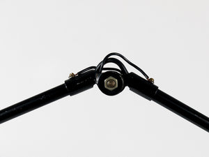 Christian Dell Bauhaus Industrial Table Clamp Wall Lamp, Koranda Austria, 1930s