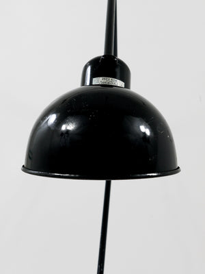Christian Dell Bauhaus Industrial Table Clamp Wall Lamp, Koranda Austria, 1930s