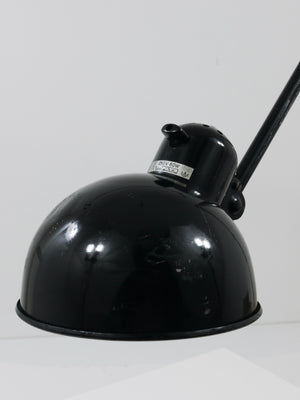 Christian Dell Bauhaus Industrial Table Clamp Wall Lamp, Koranda Austria, 1930s